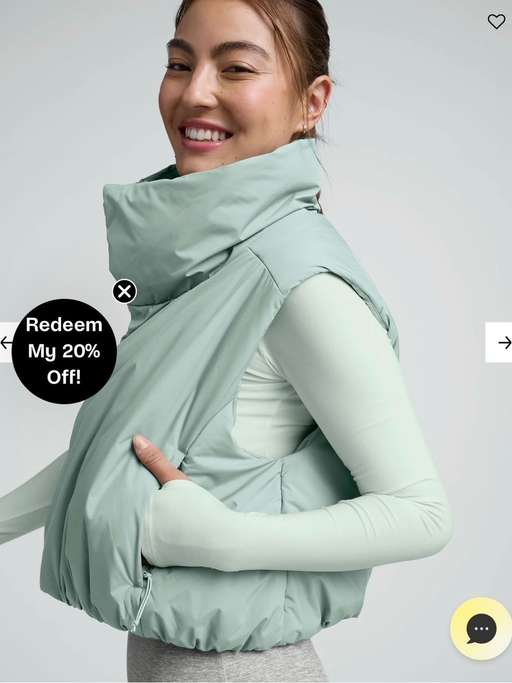 NEW- Beyond Yoga puffer vest - Picture 5 of 8